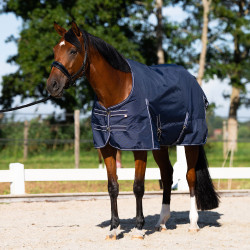 Capa de paddock Imperial Riding Basic sem pescoço 200 g Marinho Azul-marinho