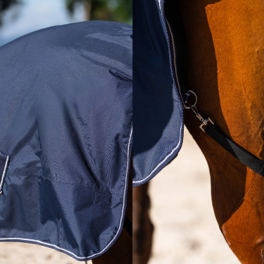 Capa de paddock Imperial Riding Basic sem pescoço 200 g Marinho Azul-marinho