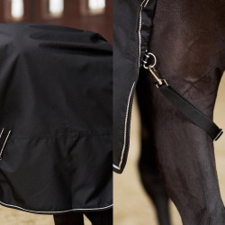 Manta de paddock Imperial Riding Basic sem pescoço 300 g Preto