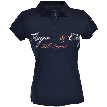 Polo feminino Cordova Flags & Cup Azul-marinho