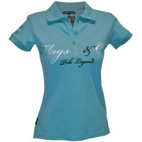 Polo feminino Cordova Flags & Cup Verde celadon