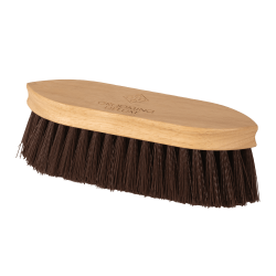 Escova Classic de madeira curta e dura Grooming Deluxe by Kentucky Castanho