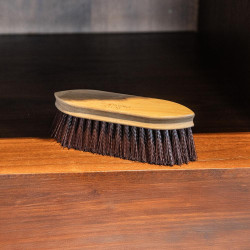 Escova Classic de madeira curta e dura Grooming Deluxe by Kentucky Castanho