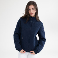Blusão bomber HV Polo Margot feminino Marinho Azul-marinho