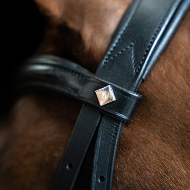Bridão inglês Imperial Riding combinado Sleek Preto