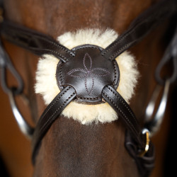 Bridão com muserola mexicana Imperial Riding Castanho escuro Bridão com muserola mexicana Imperial Riding Castanho escuro