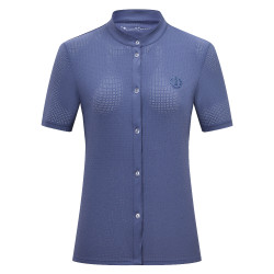 Camisa de manga curta Imperial Riding Merial feminina Bluebell Azul