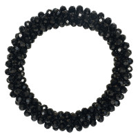 Elástico de cabelo com strass Imperial Riding Preto