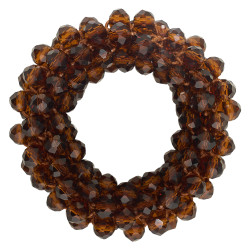 Elásticos para pinos de crina Imperial Riding, conjunto com 12 Castanho escuro