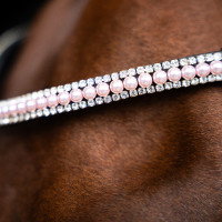 Frontal Imperial Riding Beads Rosa claro
