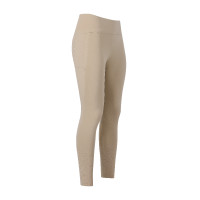 Legging de equitação Euro-Star Empower com grip nos joelhos para mulher Bege Legging de equitação Euro-Star Empower com grip nos joelhos para mulher Bege
