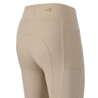 Legging de equitação Euro-Star Empower com grip nos joelhos para mulher Bege Legging de equitação Euro-Star Empower com grip nos joelhos para mulher Bege