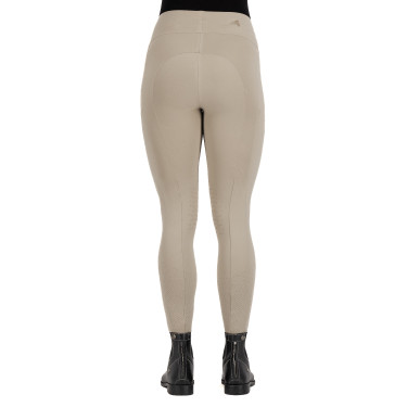 Legging de equitação Euro-Star Empower com grip nos joelhos para mulher Bege