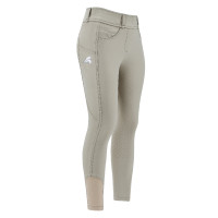 Legging de equitação Euro-Star Maxi FullGrip Kids Canela Castanho