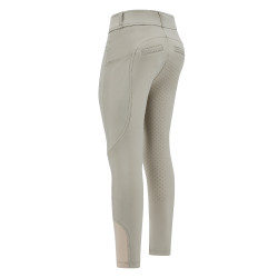 Legging de equitação Euro-Star Maxi FullGrip Kids Canela Castanho