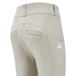 Legging de equitação Euro-Star Maxi FullGrip Kids Canela Castanho