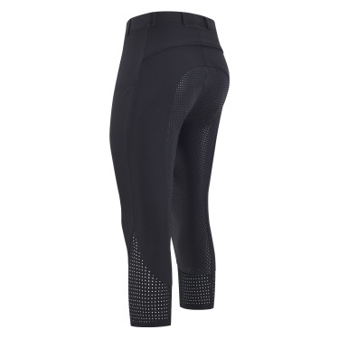 Legging de equitação Euro-Star Venta FullGrip feminino Preto