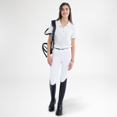 Legging de equitação HV Polo Manou feminino Branco