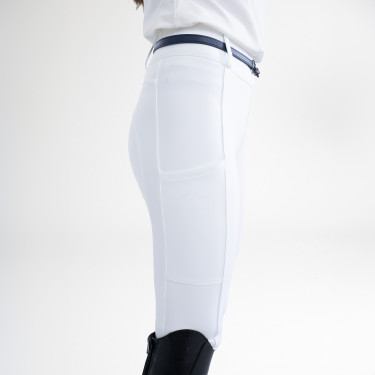 Legging de equitação HV Polo Manou feminino Branco