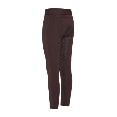 Legging de equitação Imperial Riding Basic FullGrip Kids Chocolate Castanho Legging de equitação Imperial Riding Basic FullGrip Kids Chocolate Castanho