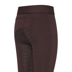 Legging de equitação Imperial Riding Basic FullGrip Kids Chocolate Castanho Legging de equitação Imperial Riding Basic FullGrip Kids Chocolate Castanho