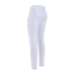 Legging de equitação Imperial Riding Basic FullGrip Kids Branco
