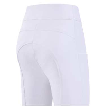 Legging de equitação Imperial Riding Basic FullGrip Kids Branco