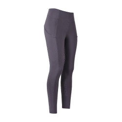 Legging de equitação feminino Imperial Riding Lisam FullGrip Cinzento