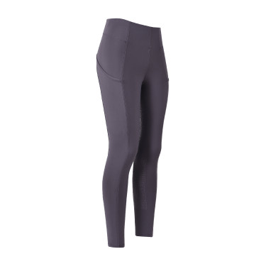 Legging de equitação feminino Imperial Riding Lisam FullGrip Cinzento Legging de equitação feminino Imperial Riding Lisam FullGrip Cinzento