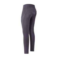 Legging de equitação feminino Imperial Riding Lisam FullGrip Cinzento