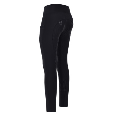 Legging de equitação Imperial Riding Sam FullGrip Kids Preto