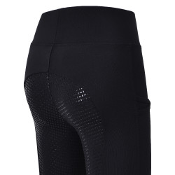 Legging de equitação Imperial Riding Sam FullGrip Kids Preto