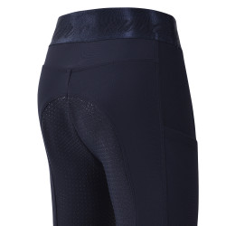 Calças de equitação Euro-Star Impressive FullGrip Kids Marinho Azul-marinho