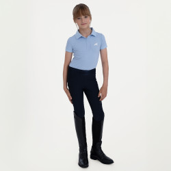 Calças de equitação Euro-Star Impressive FullGrip Kids Marinho Azul-marinho