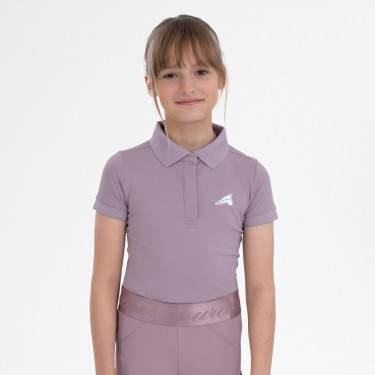 Polo de manga curta Euro-Star Mara Kids Sabugueiro Castanho
