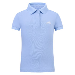 Polo de manga curta Euro-Star Mara Kids Azul claro