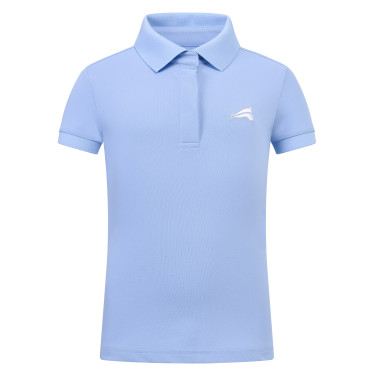 Polo de manga curta Euro-Star Mara Kids Azul claro