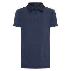 Polo de mangas curtas Imperial Riding Marly Kids Marinho Azul-marinho
