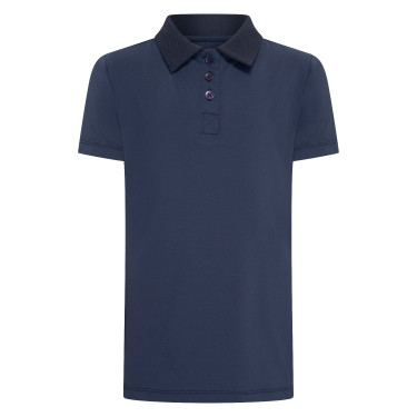 Polo de mangas curtas Imperial Riding Marly Kids Marinho Azul-marinho
