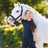 Polo de mangas curtas Imperial Riding Marly Kids Marinho Azul-marinho