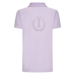 Polo de mangas curtas Imperial Riding Marly Kids Glicina Violeta