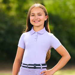 Polo de mangas curtas Imperial Riding Marly Kids Glicina Violeta
