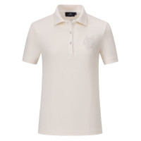 Polo de manga curta HV Polo Norma para mulher Branco Polo de manga curta HV Polo Norma para mulher Branco