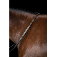Rendas Imperial Riding em borracha com pinos Preto