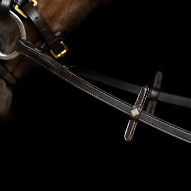 Rendas Imperial Riding em borracha com reforço em nylon Castanho escuro Rendas Imperial Riding em borracha com reforço em nylon Castanho escuro