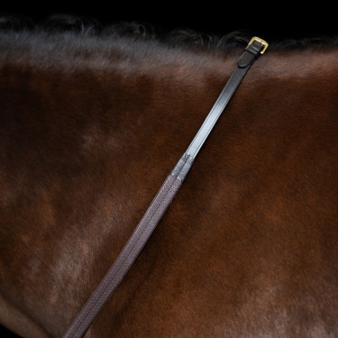 Rendas Imperial Riding em borracha com reforço em nylon Castanho escuro Rendas Imperial Riding em borracha com reforço em nylon Castanho escuro