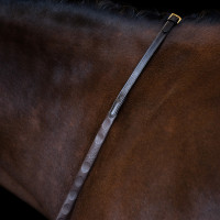 Rendas Imperial Riding em borracha com marca de polegar Castanho escuro