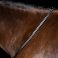 Rendas Imperial Riding em couro liso Preto