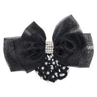 Rede para cabelo com rede e pérolas Imperial Riding Preto