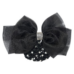 Redinha para cabelo com rede e strass Imperial Riding Preto